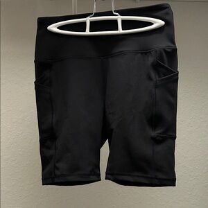 Sleek Black Women's Bike Shorts